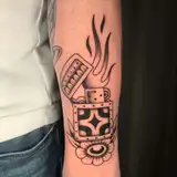 Tatouage par Zaza Del Rey Copyright Calvanostra