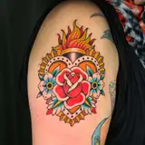 Tatouage par Zaza Del Rey Copyright Calvanostra