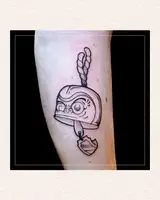 Tatouage par La dame aux serpents Copyright Calvanostra