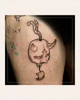 Tatouage par La dame aux serpents Copyright Calvanostra