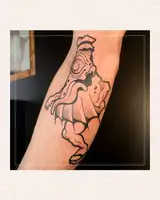 Tatouage par La dame aux serpents Copyright Calvanostra