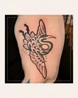 Tatouage par La dame aux serpents Copyright Calvanostra