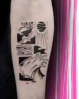 Tatouage par Boris le Piaf Copyright Calvanostra