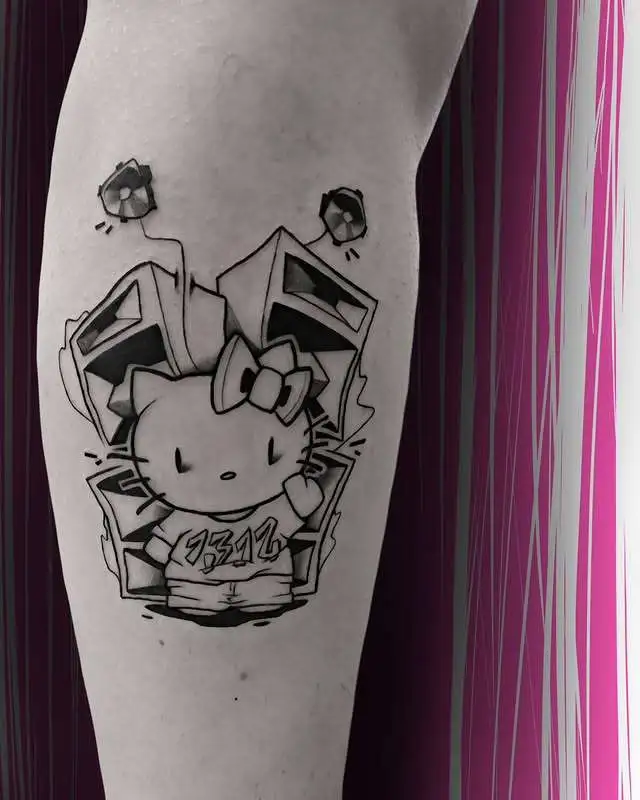 Tatouage par Boris le Piaf Copyright Calvanostra