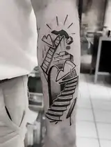 Tatouage par Boris le Piaf Copyright Calvanostra