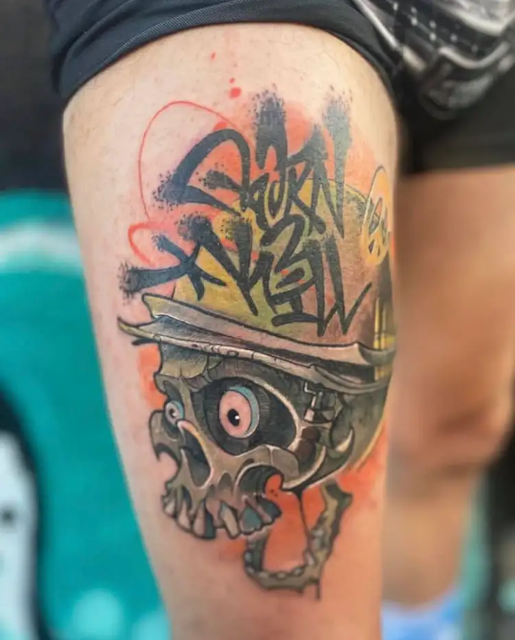 Tatouage par Sane2 Copyright Calvanostra