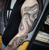 Tatouage par Valentine Antoinette Copyright Calvanostra