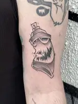 Tatouage par Kid Baz Copyright Calvanostra