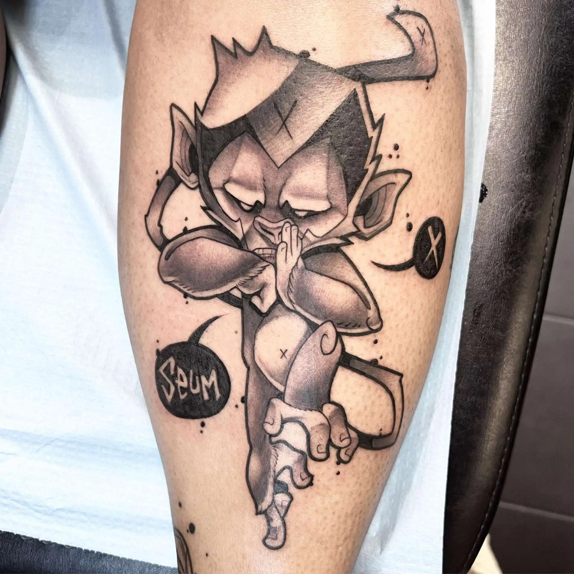 Tatouage par Kid Baz Copyright Calvanostra