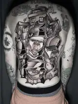 Tatouage par Kid Baz Copyright Calvanostra